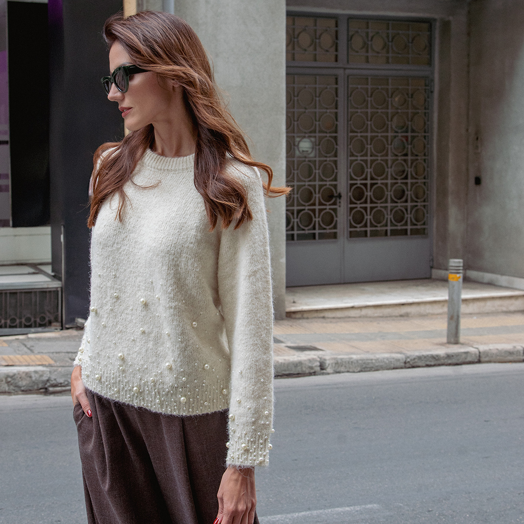 Πουλόβερ "Pearls"